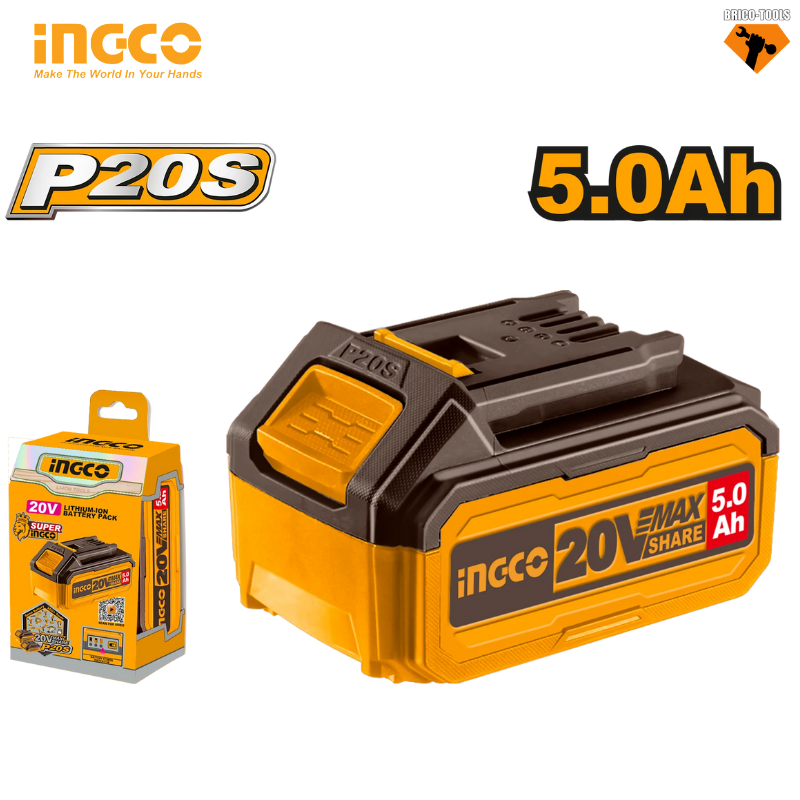 BATTERIE 20V 5.0AH INGCO FBLI20031