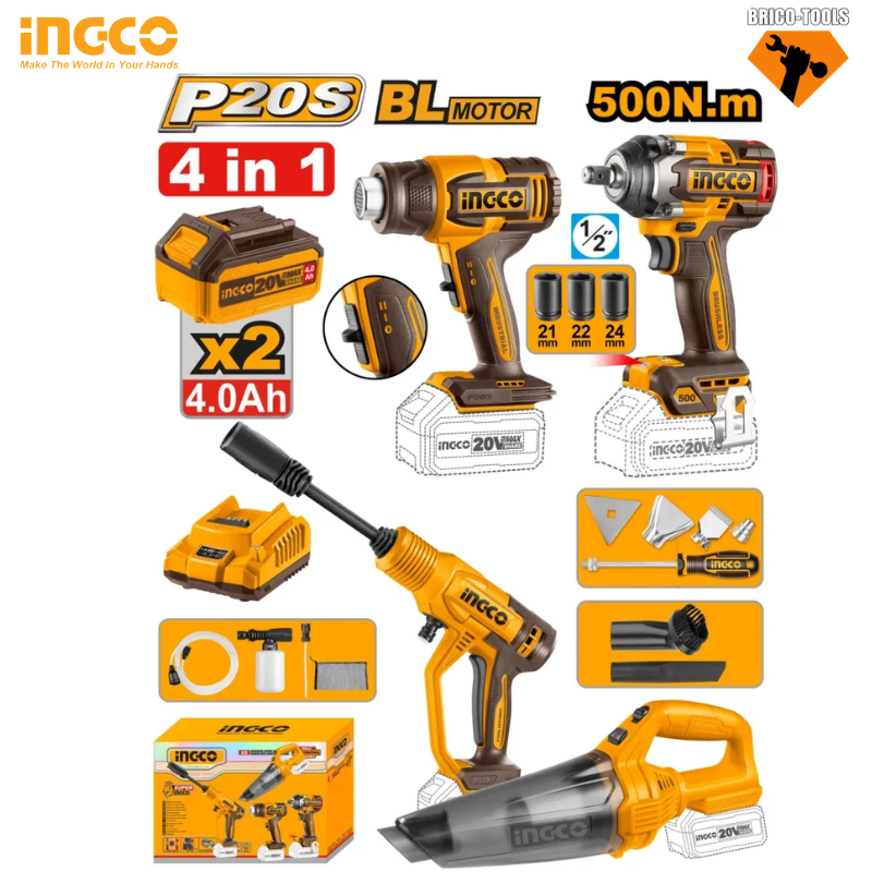 CORDLESS 4PCS COMBO KIT COSLI250208