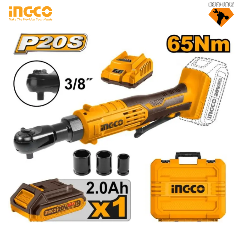 CLÉ À CLIQUET INGCO 65N.M INGCO CDRLI2060152