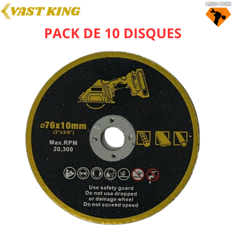 10 DISQUES ACIER POUR MINI MEULE MMT11-6