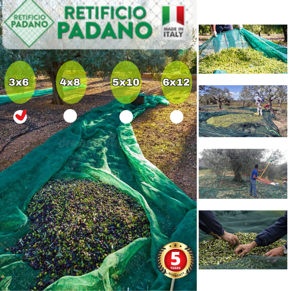 FILET DE RÉCOLTE D'OLIVES PADANO(FARCHA ZITOUN )3X6