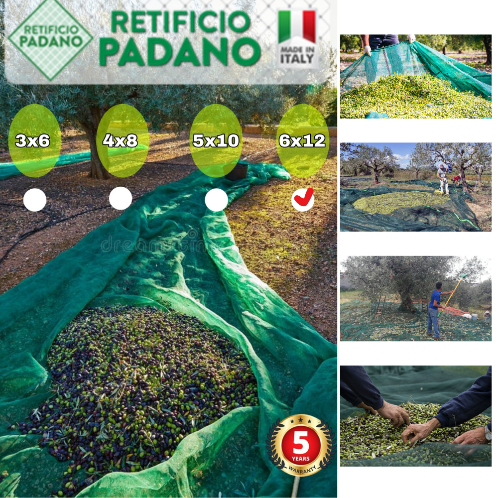 FILET DE RÉCOLTE D'OLIVES PADANO(FARCHA ZITOUN )6X12