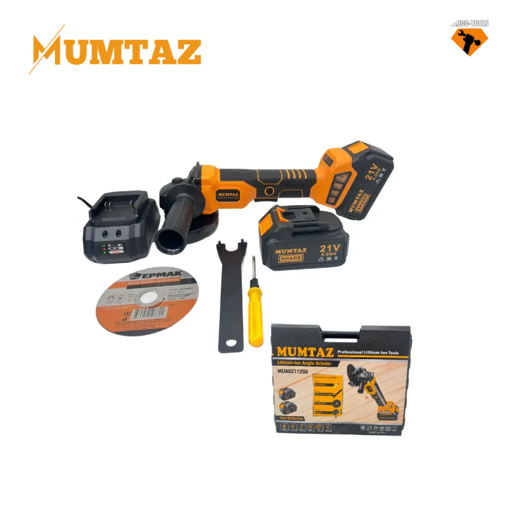 MEULE A DISQUE 21V 4.0AH 125MM MUMTAZ MLIAG11250