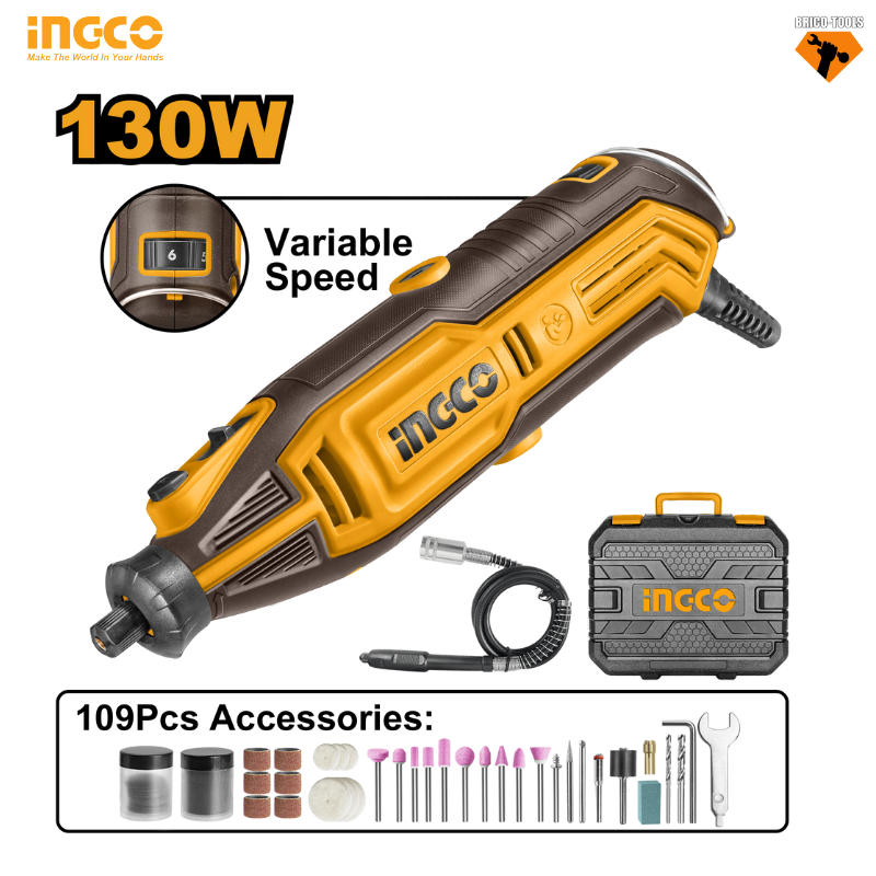 MINI PERCEUSE 130W INGCO MG13328