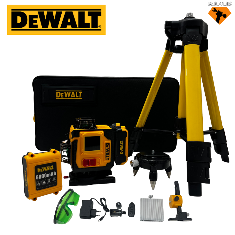 NIVEAU LASER DEWALT 16L - KIT COMPLET AVEC SAC ET 2 BATTERIES MMT5-2