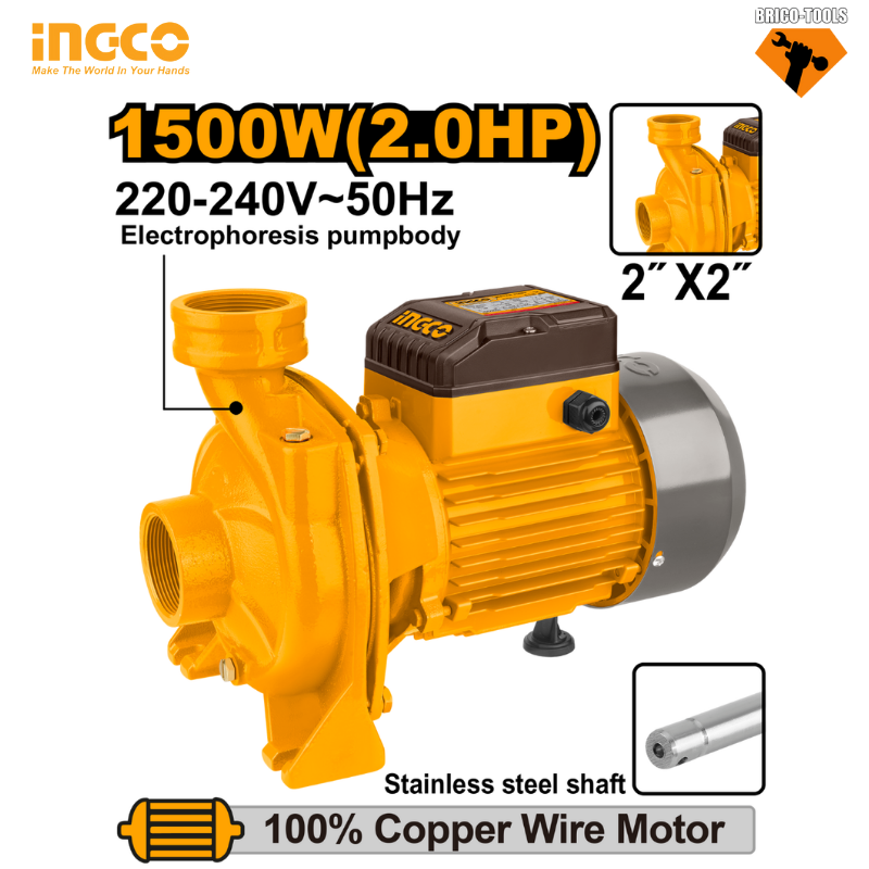POMPE A EAU 2HP 1500W INGCO MHF15008
