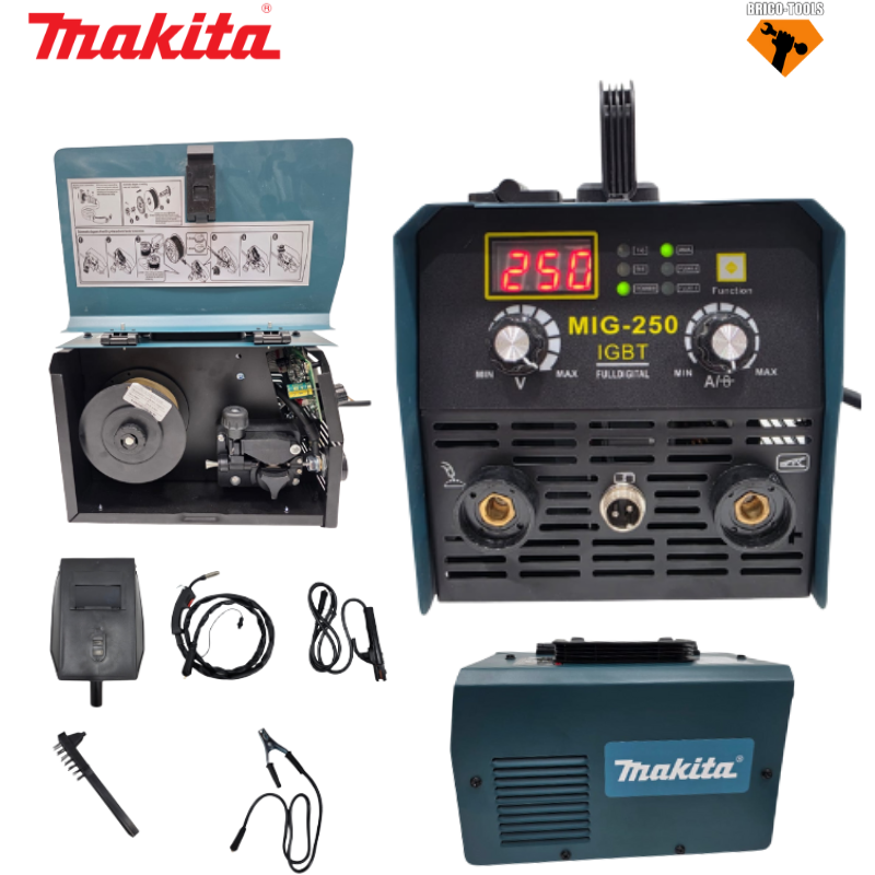 POSTE A SOUDURE MAKITA 3 EN 1 MIG/MMA/TIG 250A