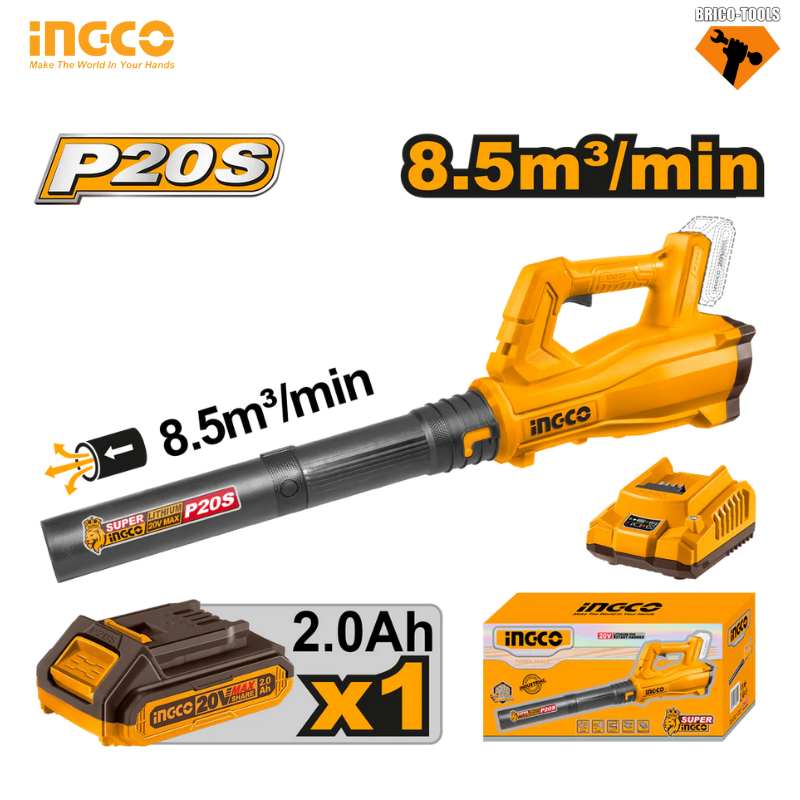 SOUFLEUR ASPIRATEUR 20V INGCO CABLI203235