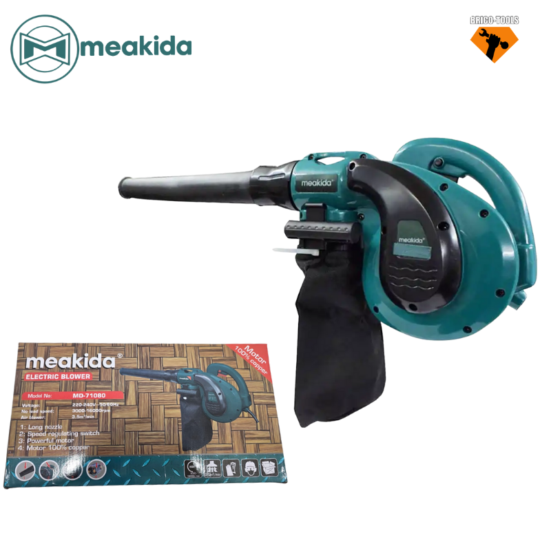 SOUFFLEUR ASPIRATEUR 1050W MEAKIDA