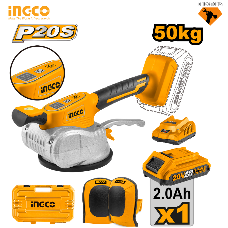 VIBREUR CARRELAGE 20V INGCO CTVLI20101