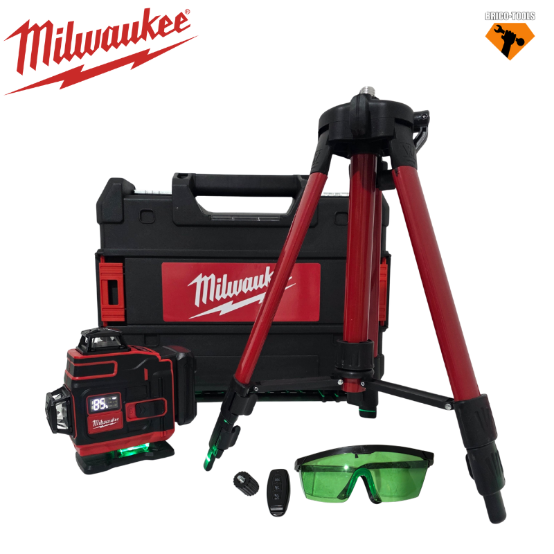 NIVEAU LASER MILWAUKEE 16L AVEC 2 BATTERIES (GM) SH14-1